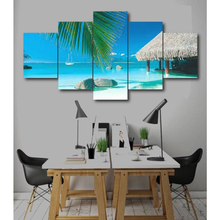 Wall Frames 5 Pieces Set Canvas - Digitally Printed Wall Canvas  post-230