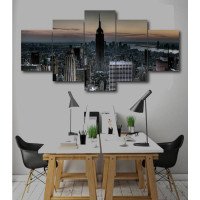 Wall Frames 5 Pieces Set Canvas - Digitally Printed Wall Canvas  post-236