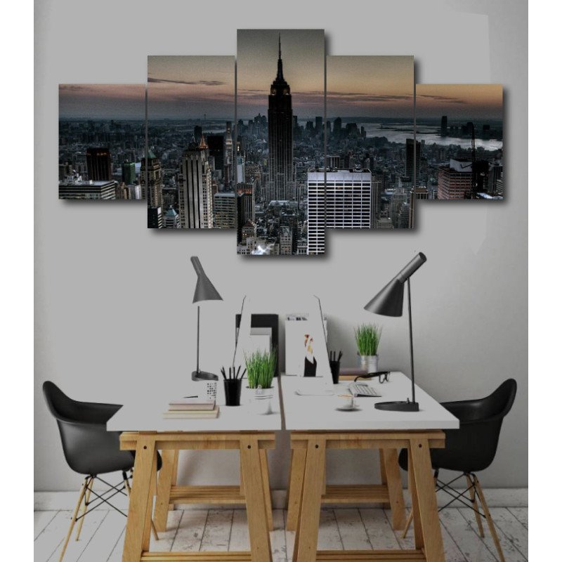 Wall Frames 5 Pieces Set Canvas - Digitally Printed Wall Canvas  post-236 view 1