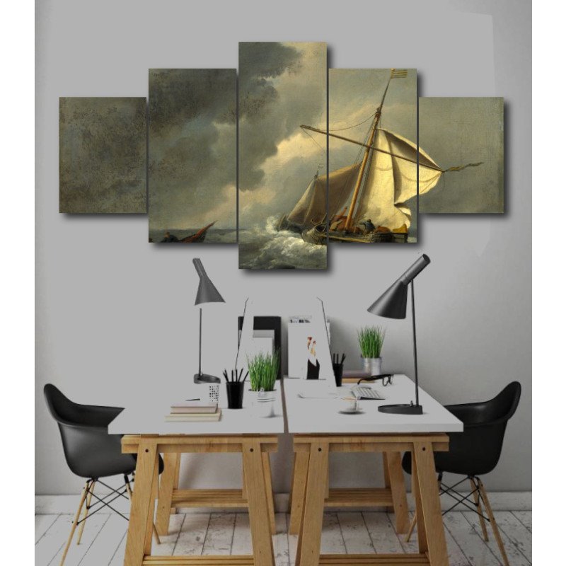 Wall Frames 5 Pieces Set Canvas - Digitally Printed Wall Canvas  post-239 view 1