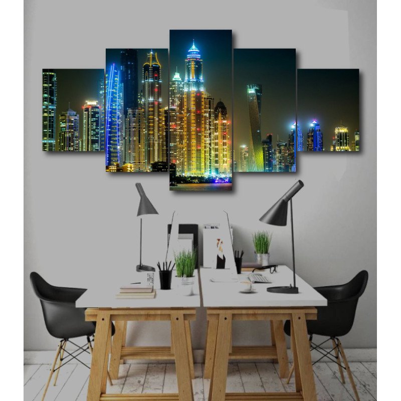 Wall Frames 5 Pieces Set Canvas - Digitally Printed Wall Canvas  post-244 view 1