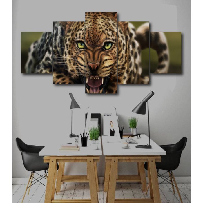 Wall Frames 5 Pieces Set Canvas - Digitally Printed Wall Canvas  post-250