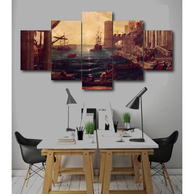 Wall Frames 5 Pieces Set Canvas - Digitally Printed Wall Canvas  post-251 view 1