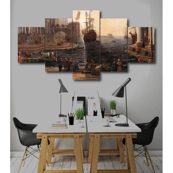 Wall Frames 5 Pieces Set Canvas - Digitally Printed Wall Canvas  post-252