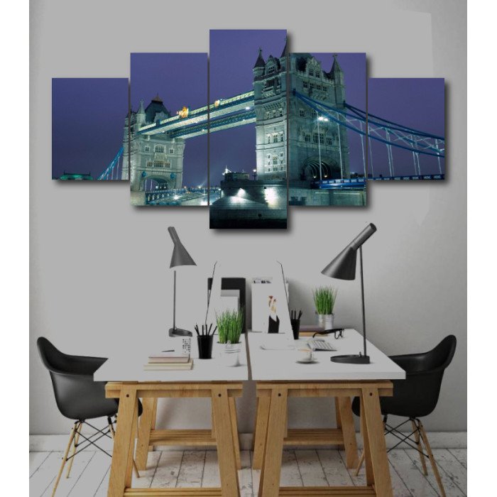 Wall Frames 5 Pieces Set Canvas - Digitally Printed Wall Canvas  post-256