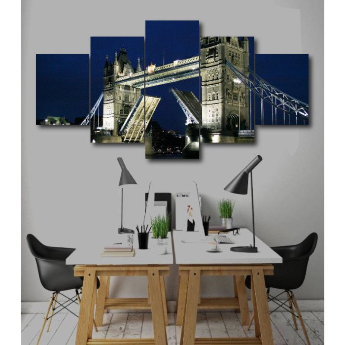 Wall Frames 5 Pieces Set Canvas - Digitally Printed Wall Canvas  post-257