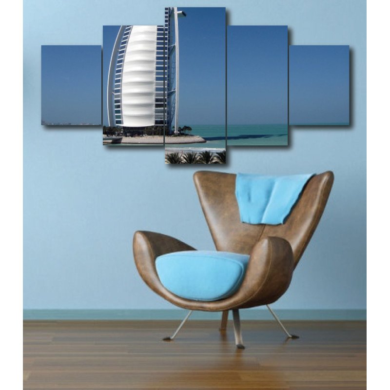 Wall Frames 5 Pieces Set Canvas - Digitally Printed Wall Canvas  post-259 view 1