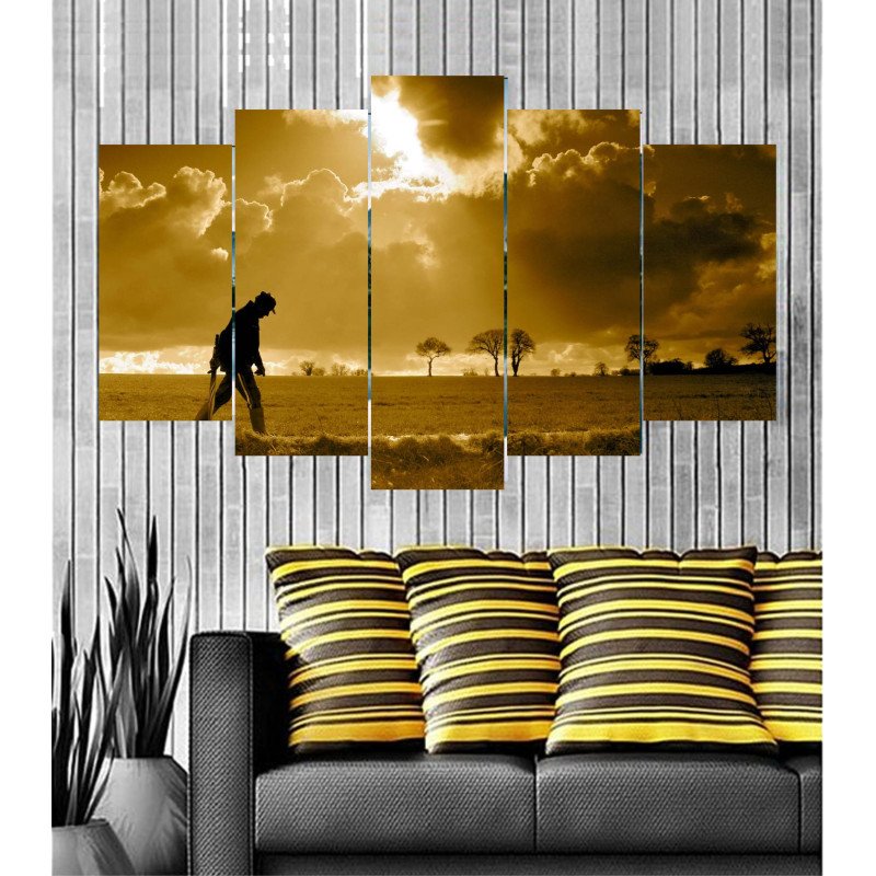 Wall Frames 5 Pieces Set Canvas - Digitally Printed Wall Canvas  post-26 view 1