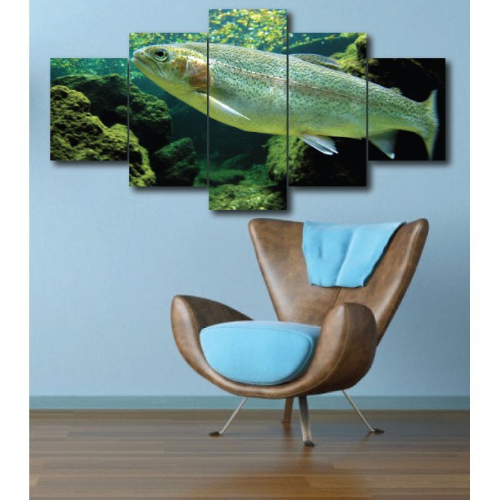 Wall Frames 5 Pieces Set Canvas - Digitally Printed Wall Canvas  post-266