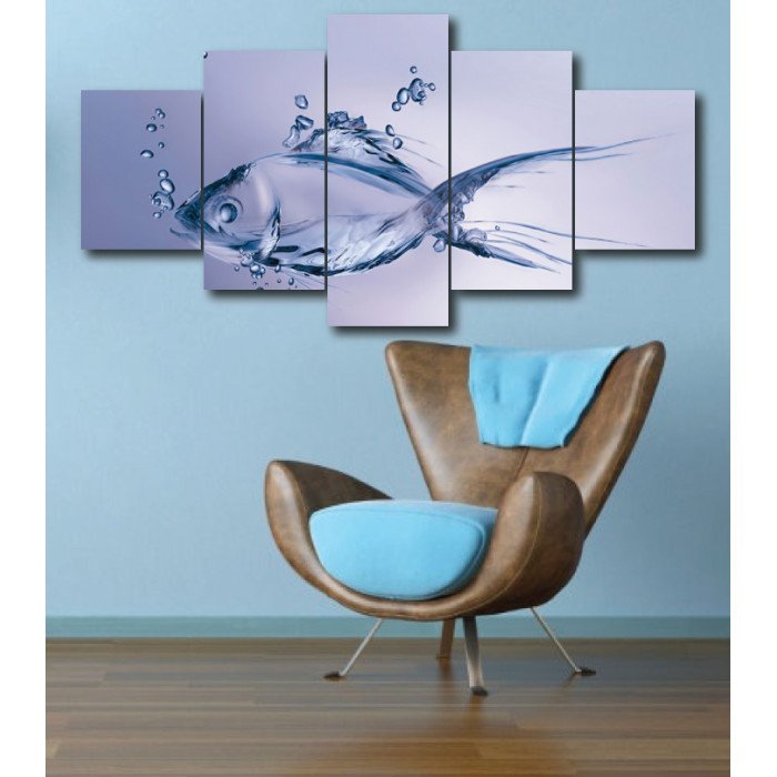 Wall Frames 5 Pieces Set Canvas - Digitally Printed Wall Canvas  post-268