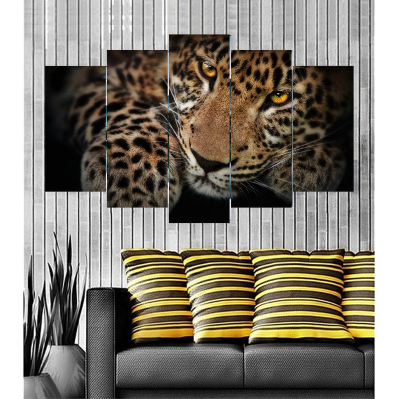 Wall Frames 5 Pieces Set Canvas - Digitally Printed Wall Canvas  post-27 view 1
