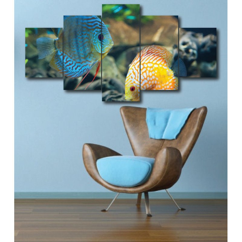 Wall Frames 5 Pieces Set Canvas - Digitally Printed Wall Canvas  post-274 view 1