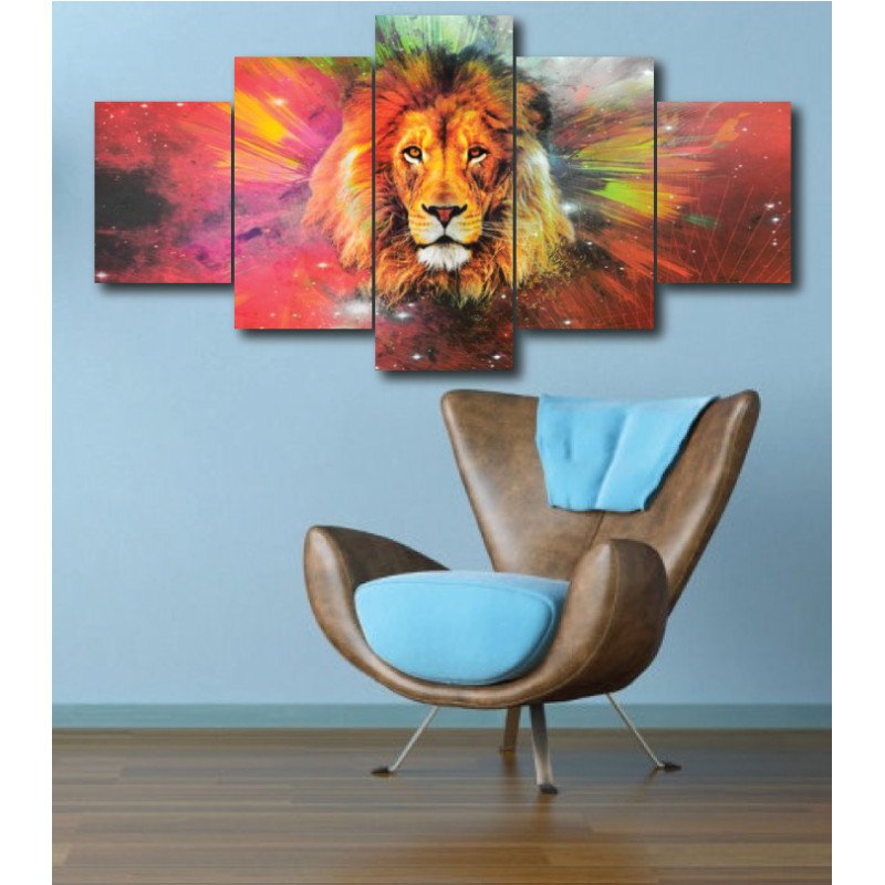 Wall Frames 5 Pieces Set Canvas - Digitally Printed Wall Canvas  post-290 view 1