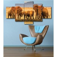 Wall Frames 5 Pieces Set Canvas - Digitally Printed Wall Canvas  post-300