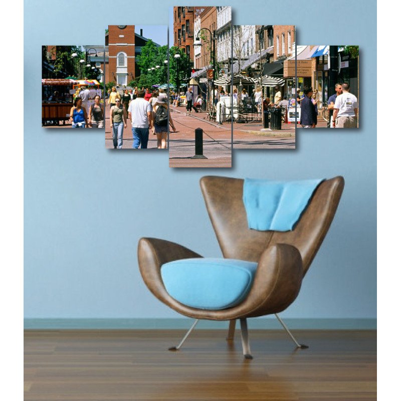 Wall Frames 5 Pieces Set Canvas - Digitally Printed Wall Canvas  post-317 view 1