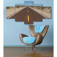 Wall Frames 5 Pieces Set Canvas - Digitally Printed Wall Canvas  post-321
