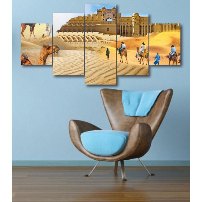Wall Frames 5 Pieces Set Canvas - Digitally Printed Wall Canvas  post-325 view 1
