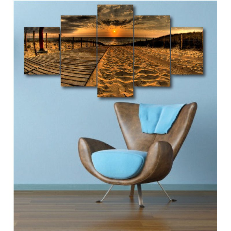 Wall Frames 5 Pieces Set Canvas - Digitally Printed Wall Canvas  post-342 view 1