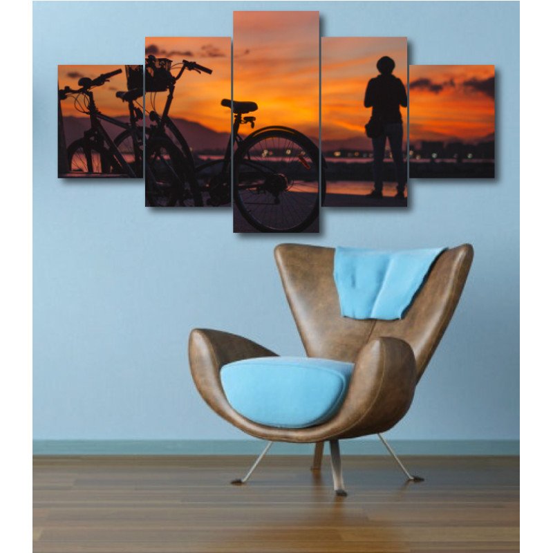 Wall Frames 5 Pieces Set Canvas - Digitally Printed Wall Canvas  post-349 view 1
