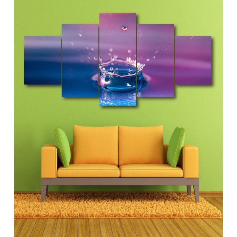 Wall Frames 5 Pieces Set Canvas - Digitally Printed Wall Canvas  post-361 view 1