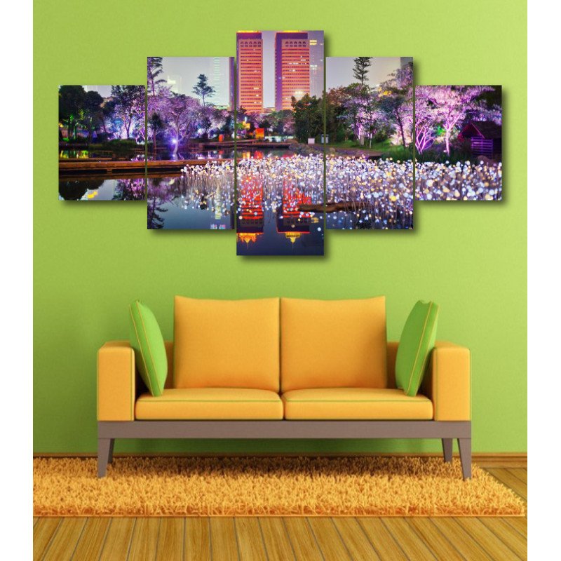 Wall Frames 5 Pieces Set Canvas - Digitally Printed Wall Canvas  post-362 view 1