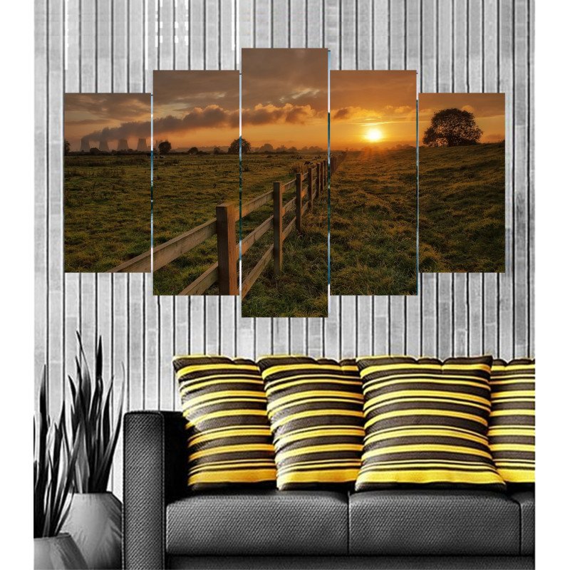 Wall Frames 5 Pieces Set Canvas - Digitally Printed Wall Canvas  post-37 view 1