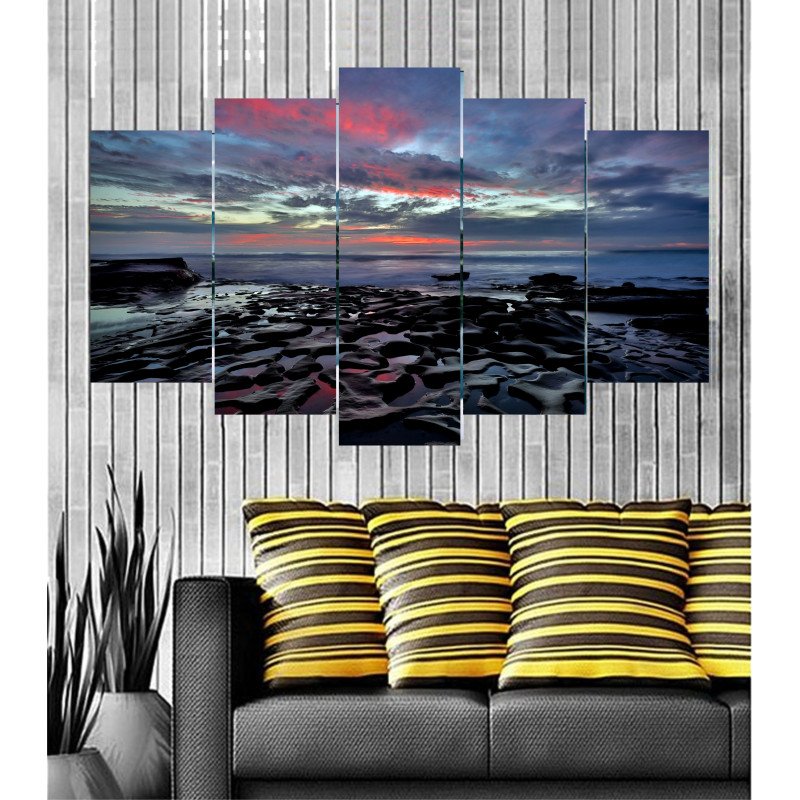 Wall Frames 5 Pieces Set Canvas - Digitally Printed Wall Canvas  post-41 view 1