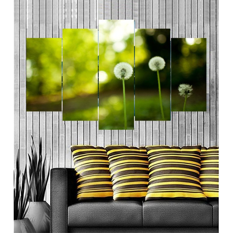 Wall Frames 5 Pieces Set Canvas - Digitally Printed Wall Canvas  post-57 view 1
