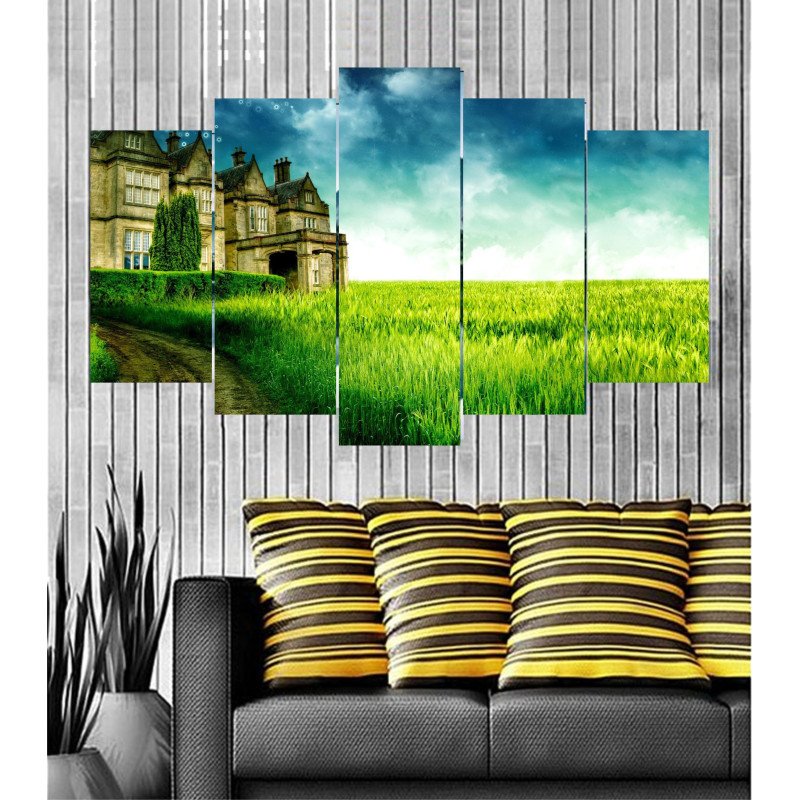 Wall Frames 5 Pieces Set Canvas - Digitally Printed Wall Canvas  post-62 view 1