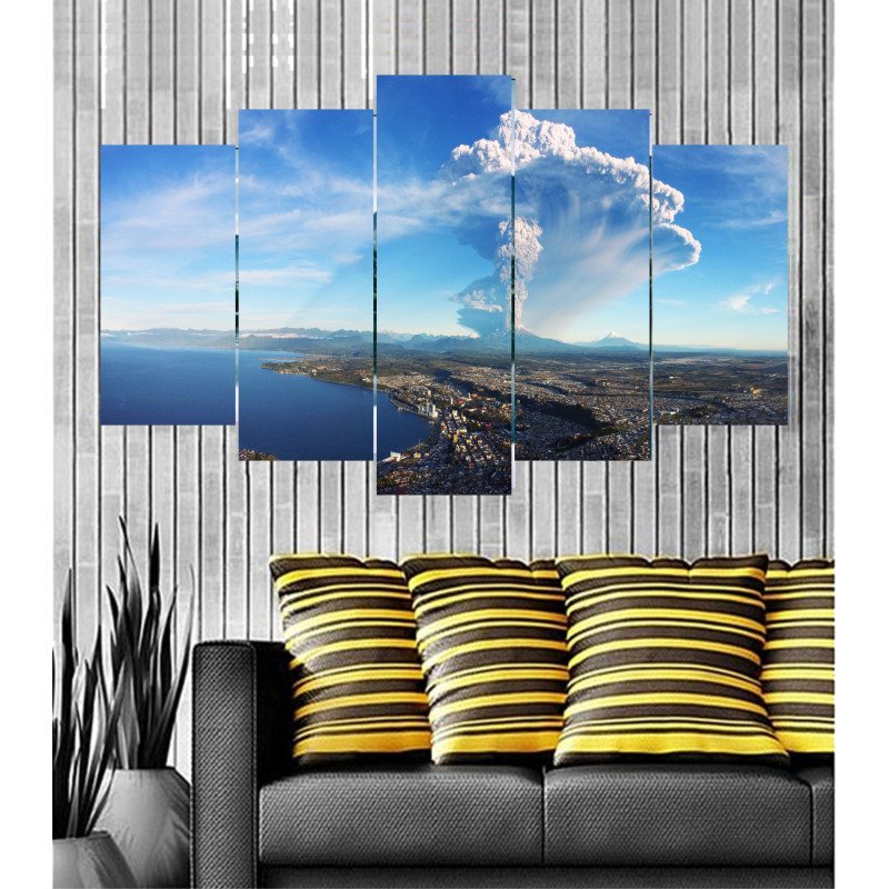 Wall Frames 5 Pieces Set Canvas - Digitally Printed Wall Canvas  post-72 view 1
