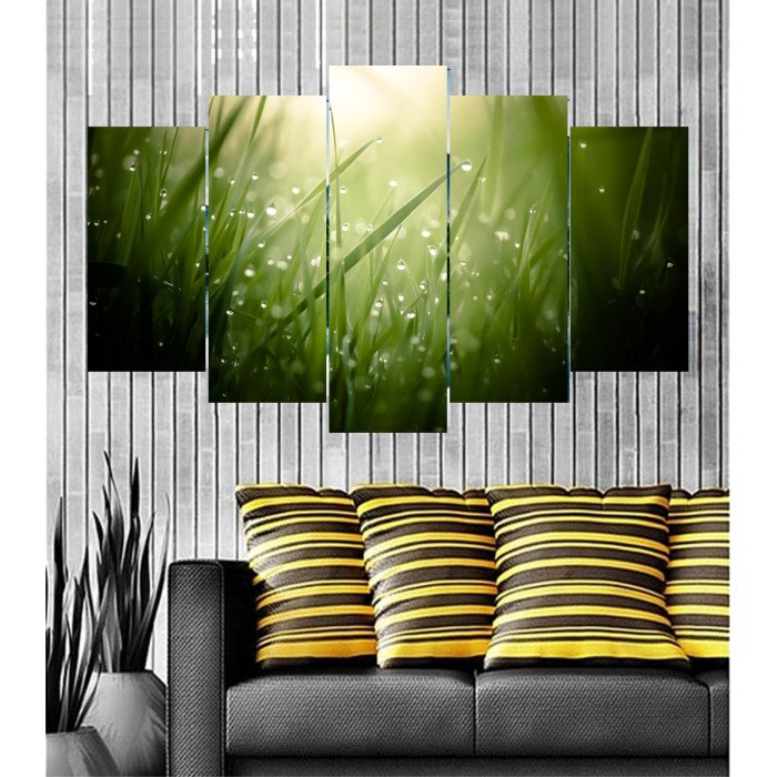 Wall Frames 5 Pieces Set Canvas - Digitally Printed Wall Canvas post-74 Wall Frames 5 Pieces Set Canvas - Digitally Printed Wall Canvas post-74