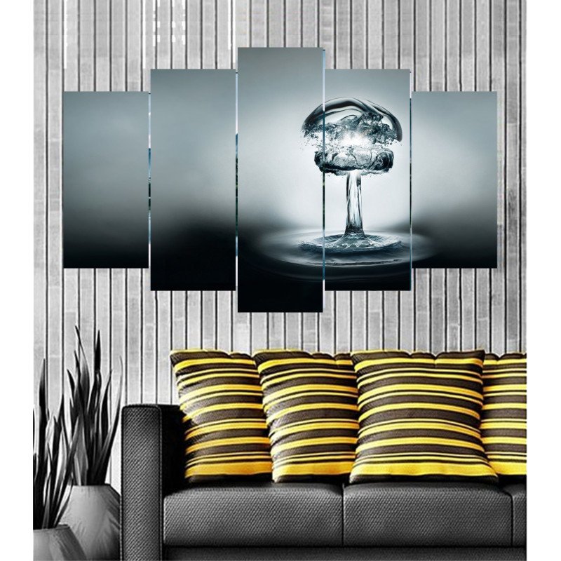Wall Frames 5 Pieces Set Canvas - Digitally Printed Wall Canvas  post-83 view 1