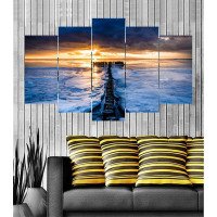 Wall Frames 5 Pieces Set Canvas - Digitally Printed Wall Canvas  post-85