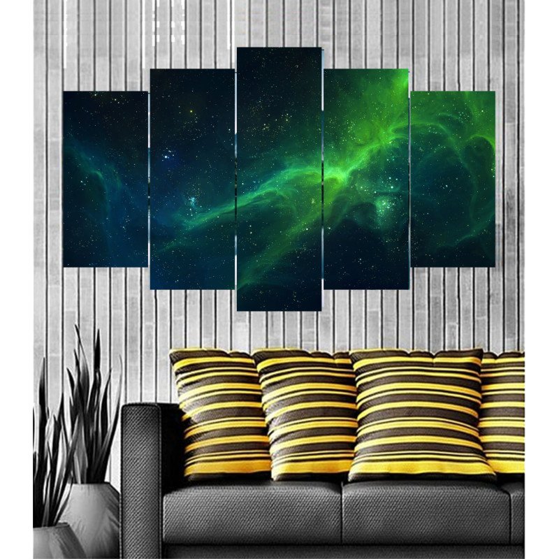 Wall Frames 5 Pieces Set Canvas - Digitally Printed Wall Canvas  post-97 view 1
