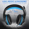 Yisan TM-7 Gaming Headphone With Mic and Blue Lights Theme view