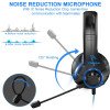 Yisan TM-7 Gaming Headphone With Mic and Blue Lights Theme view