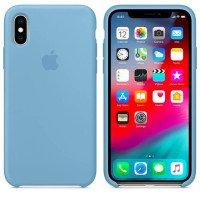 Iphone X Silicone Cover Aqua Blue