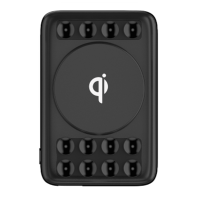 Qi 5000mAh Wireless Power Bank with Suction Cups