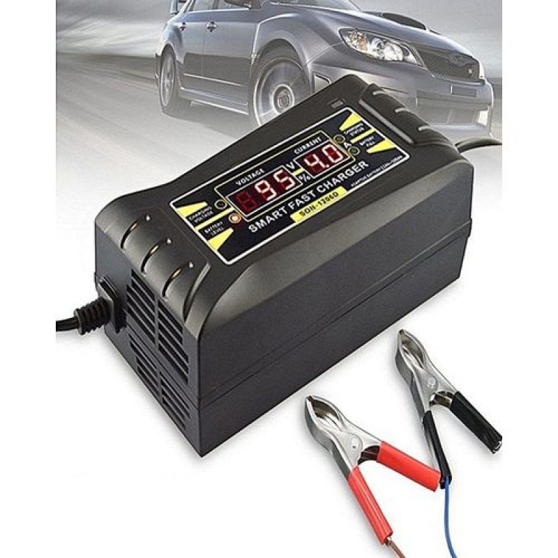 12V 6A Automatic Battery Charger Digital view 1