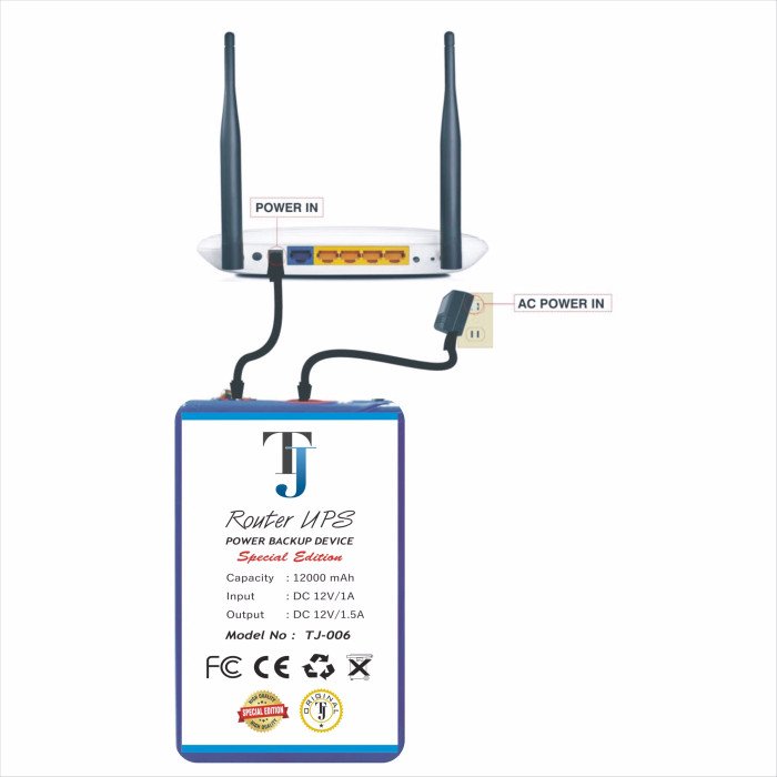 12V Router UPS with Charger (Special Edition) 12V Router UPS with Charger (Special Edition)