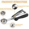 3 in 1 Scoop Spoon Stainless Steel view