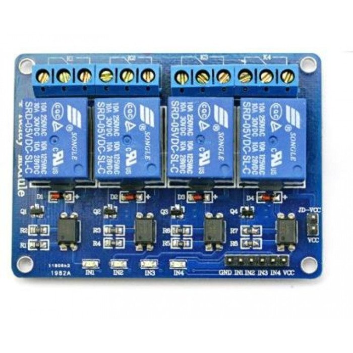4 Channel 5V Relay Module For Arduino 4 Channel 5V Relay Module For Arduino