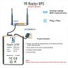 9V Router UPS Power Backup for WiFi Routers (Limited Time Offer) view