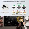 Aobosi 3500W Kitchen Electric Double Induction Cooktop Touchpad view