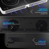 Aobosi 3500W Kitchen Electric Double Induction Cooktop Touchpad view