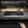 Aobosi 3500W Kitchen Electric Double Induction Cooktop Touchpad view