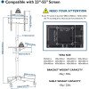 BONTEC Mobile TV Stand on Wheels for 23-55 inch Plasma/LCD/LED TVs view