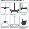 BONTEC Mobile TV Stand on Wheels for 23-55 inch Plasma/LCD/LED TVs view