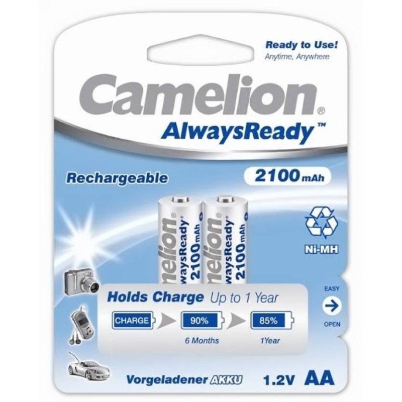 Camelion AA 2100mAh Rechargeable Battery (Pack of 2) view 1