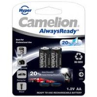 Camelion AlwaysReady AA 2000 mAh Rechargeable Battery (Pack of 2)